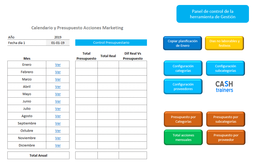 Plan de Marketing Plantilla Excel Gratis