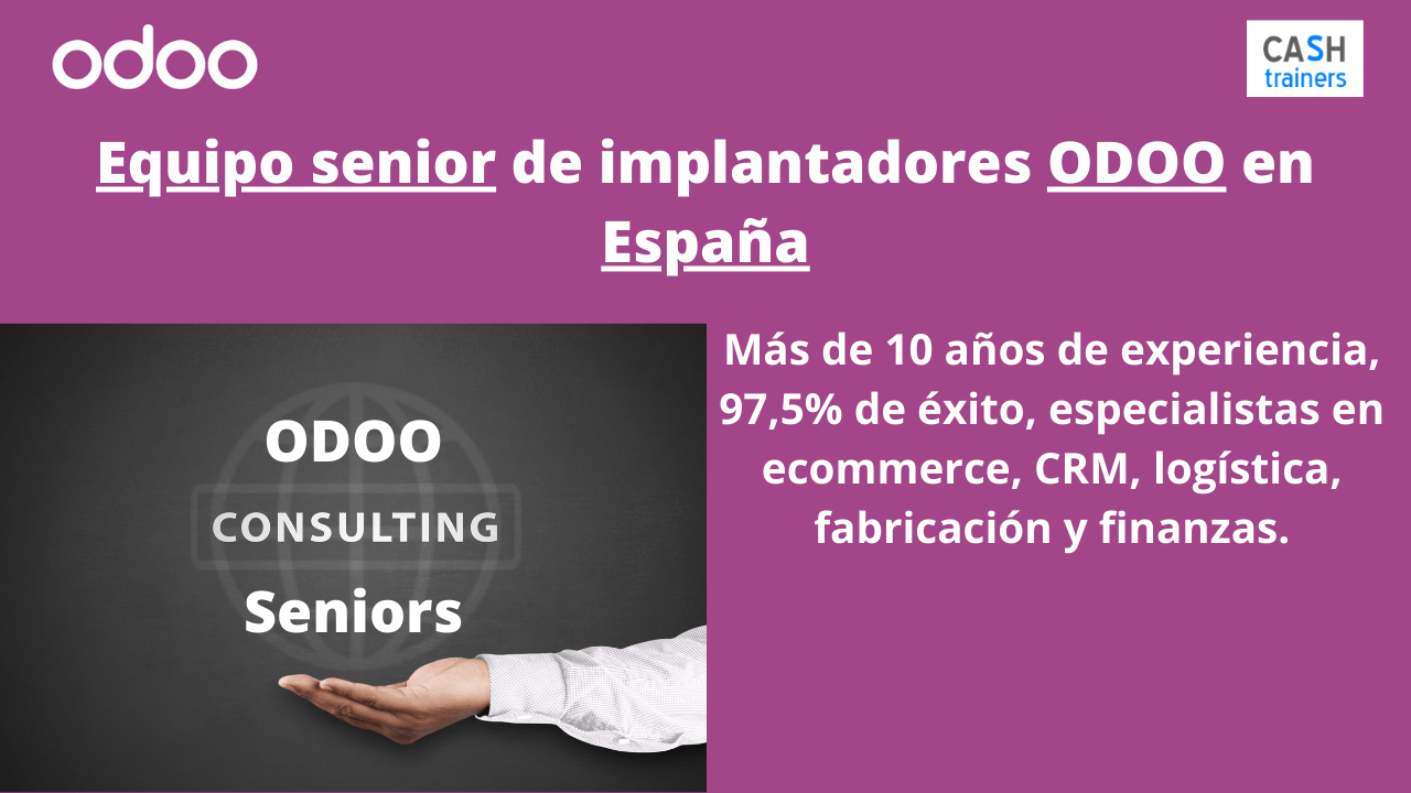Equipo senior de implantadores ODOO en España