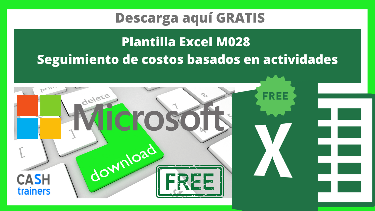 Plantilla Excel Gratis M028 Seguimiento de costos basados en actividades