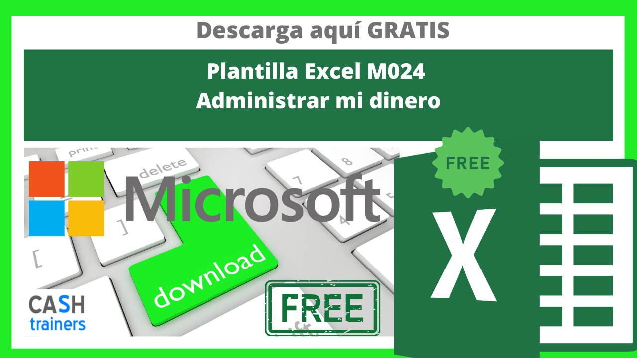 Plantilla Excel Gratis M024 Administrar mi dinero