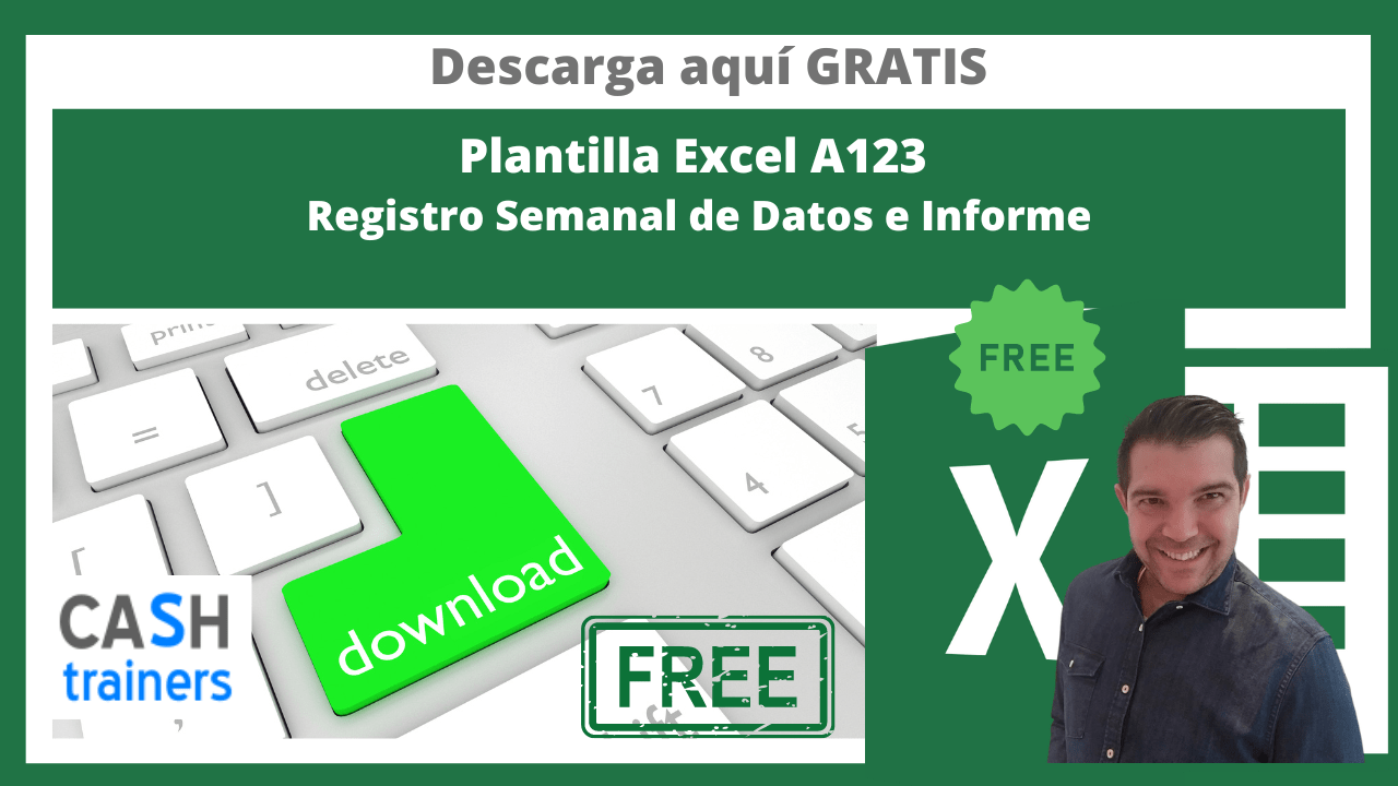 A123 Registro Semanal de Datos e Informe Plantilla Excel Gratis